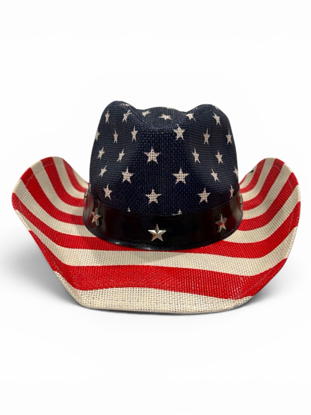 Stars & Stripes Cowboy Hat - Patriotic Red, White & Blue